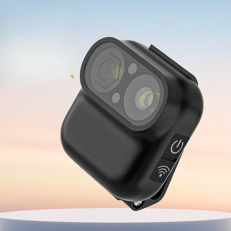 Headlamp Waterproof Rechargeable - Hochhelle Stirnlampe im Kamerastil, wasserdicht, wiederaufladbar,