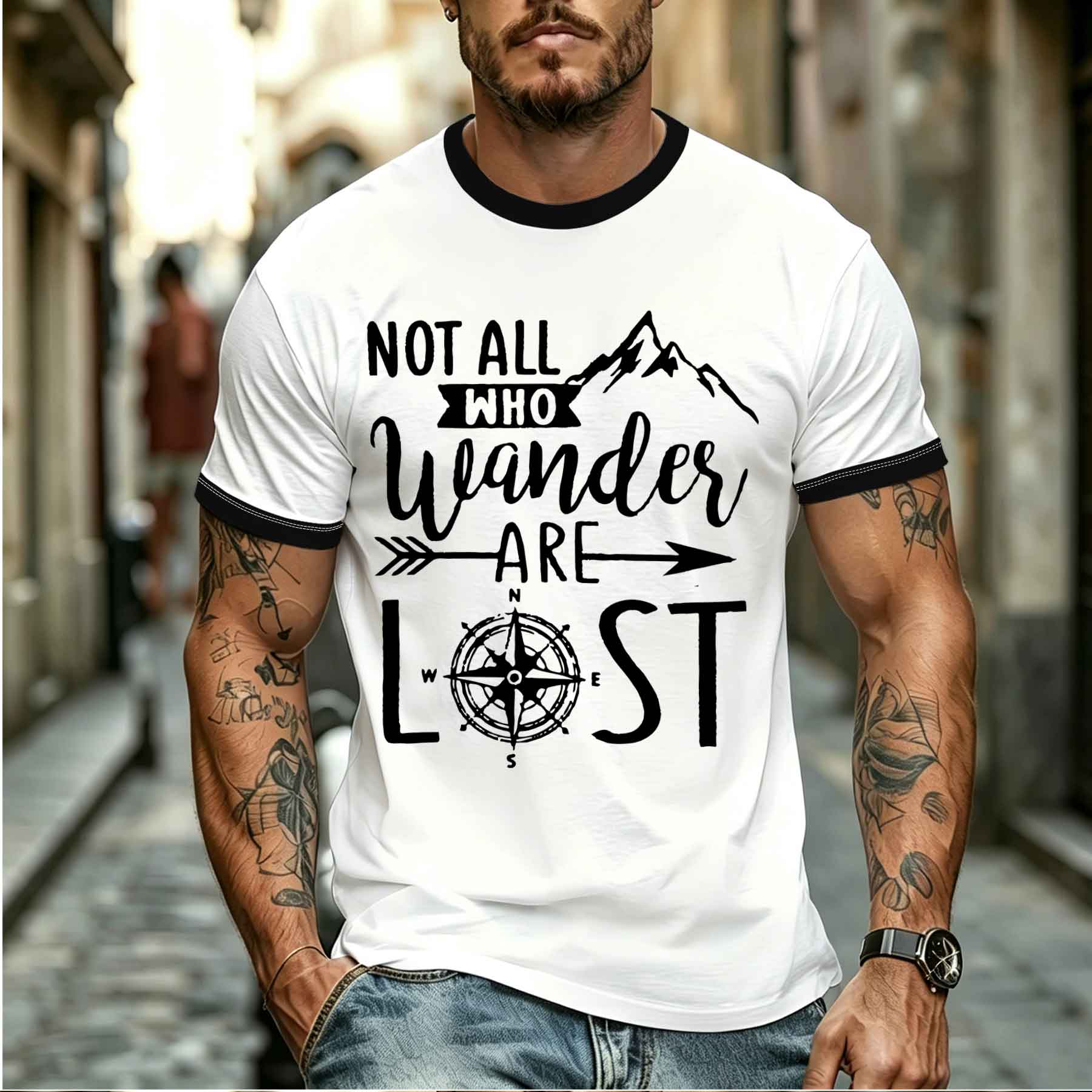 Outdoor Adventure Quotes - 2026 Neues Modell Tee Stylisches, bequemes