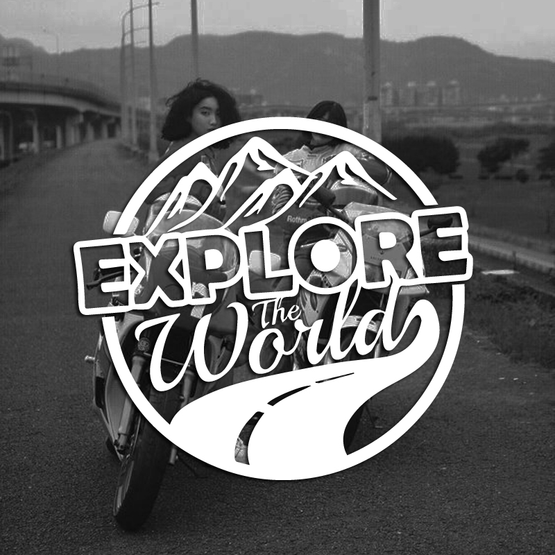 Outdoor Adventure World - Outdoor-Abenteuer: Erkunden Sie die Welt, Autoaufkleber,