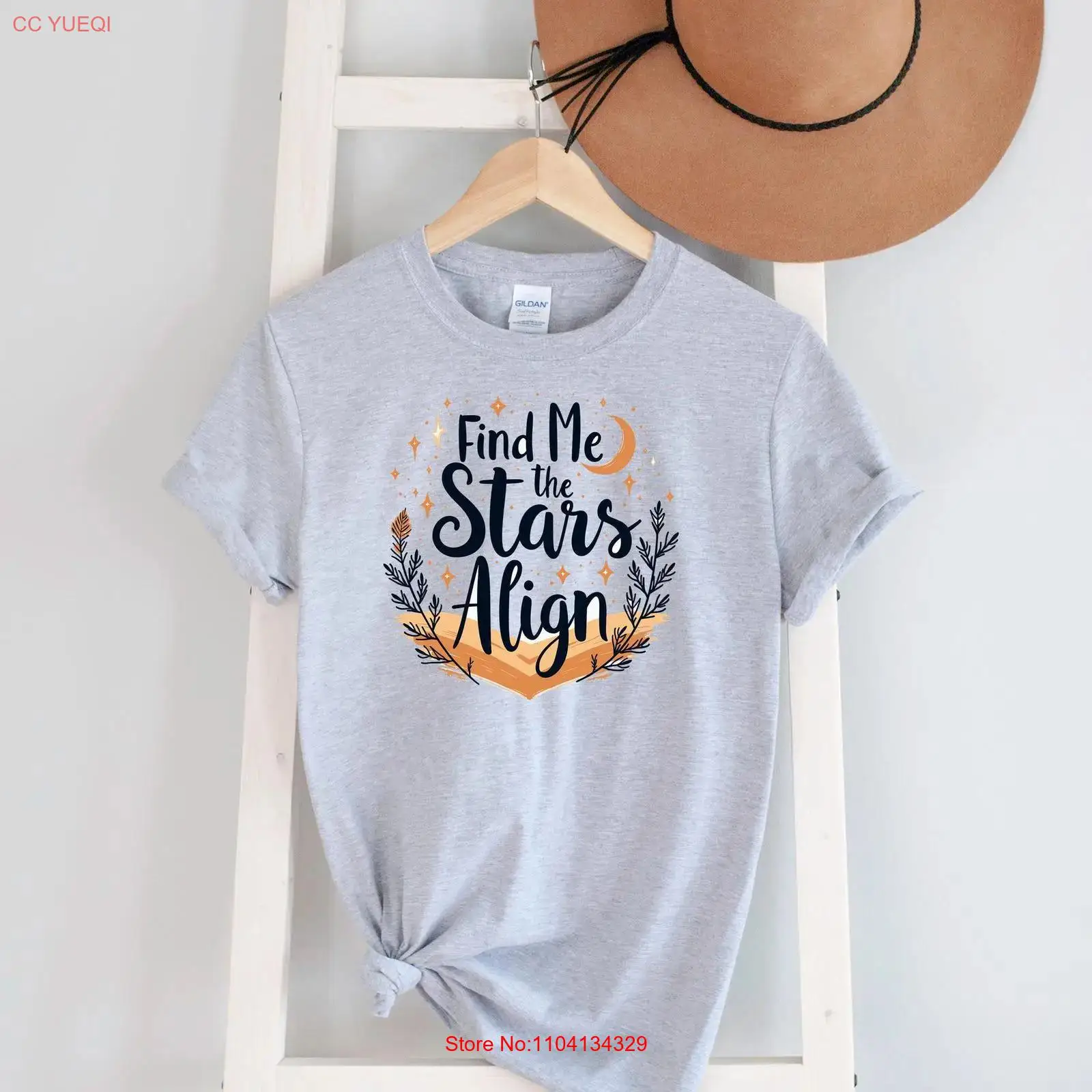 Outdoor Adventure Quotes - Find me the stars align Natur-T-Shirt
