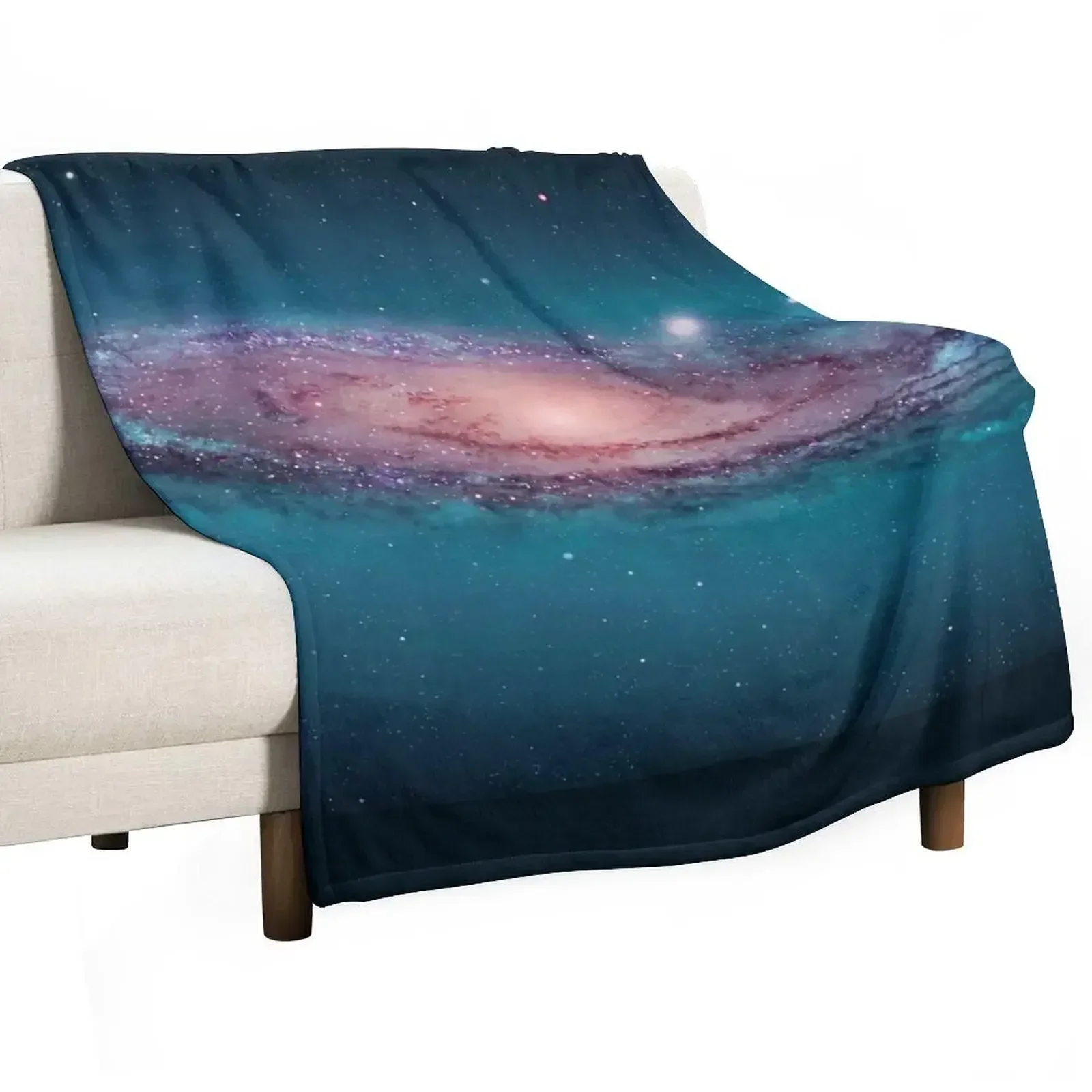 Space Blanket Heavy - Andromeda-Galaxie, Weltraum, Astrophysik, Astronomie, Überwurfdecke, gefüllter