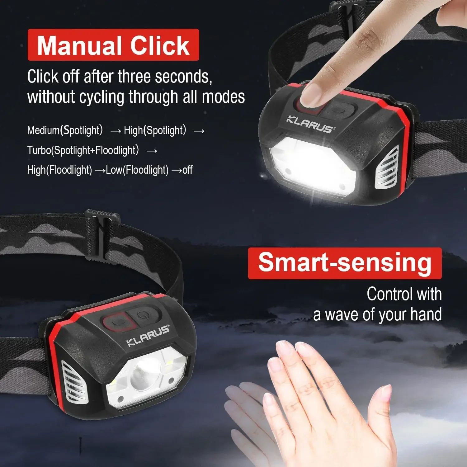 Klarus HM1 IPX6 Wasserdichte W – Headlamp Waterproof Rechargeable Bewertung und Preis