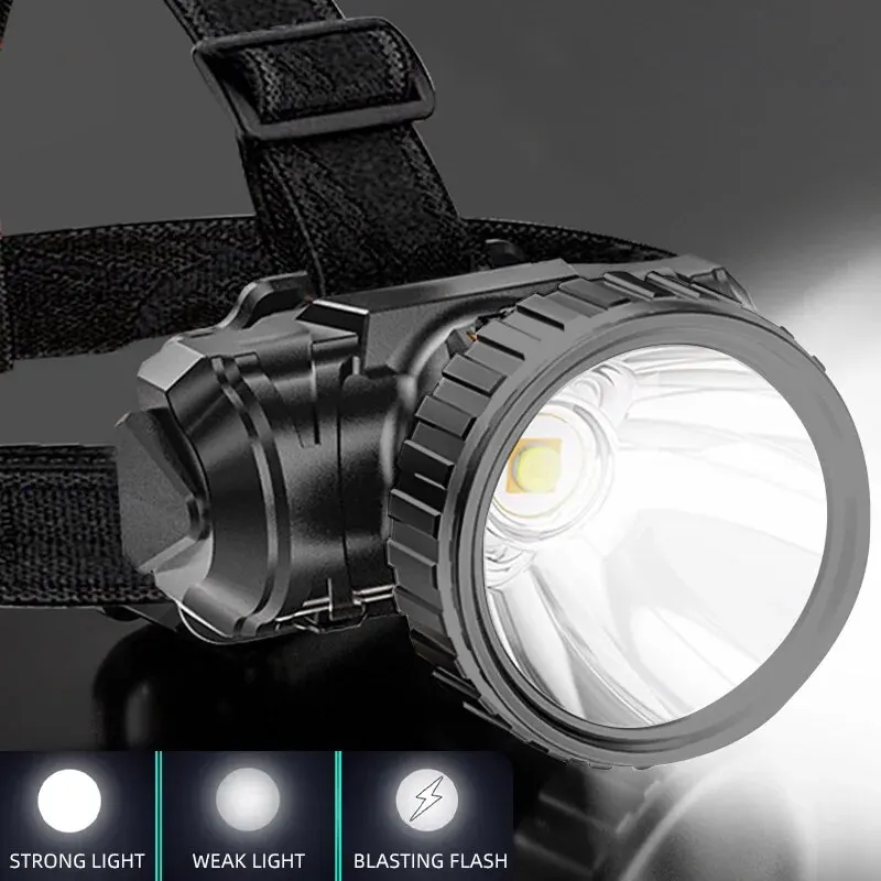 LED-starkes Licht, fünfköpfige – Headlamp Waterproof Rechargeable Bewertung und Preis