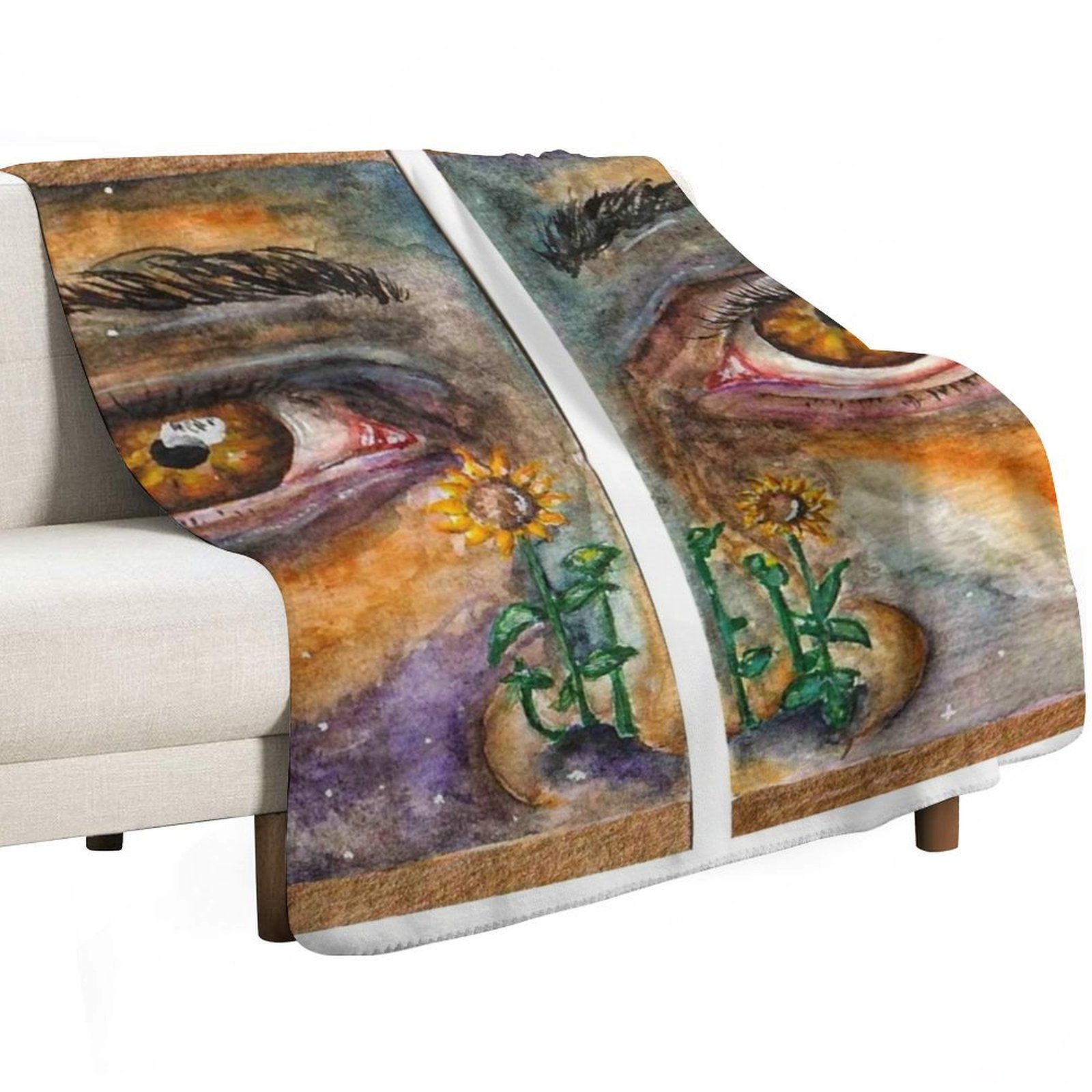 Space Sunflowers Kuscheldecke, – Space Blanket Heavy Bewertung und Preis