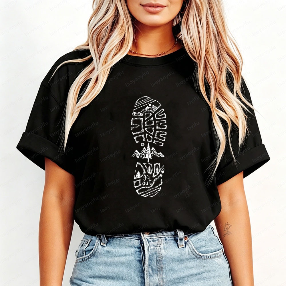 T-Shirt mit Berglandschaft und – Outdoor Adventure Quotes Bewertung und Preis